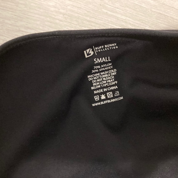 Buffbunny Flora Crop Top in Black - Picture 5 of 7